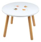 Imagen de Mesa Infantil Madera Animales De La Granja Niños 3 Años+ Blanco
