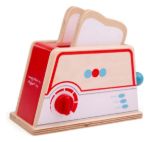 Imagen de Tostadora Juguete Madera Infantil Niños 3 Años+ Bigjigs Toys Rojo