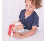Imagen de Tostadora Juguete Madera Infantil Niños 3 Años+ Bigjigs Toys Rojo
