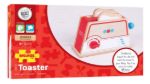 Imagen de Tostadora Juguete Madera Infantil Niños 3 Años+ Bigjigs Toys Rojo