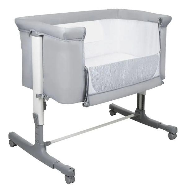 Imagen de Minicuna Colecho Asalvo Calm Con Colchón Bebes 0-9 Kg Conejito Gris