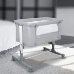 Imagen de Minicuna Colecho Asalvo Calm Con Colchón Bebes 0-9 Kg Conejito Gris