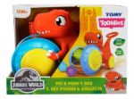 Imagen de Juguete Caminador Dinosaurio Con Pelotas Niños 12 Mes+ Tomy Naranja