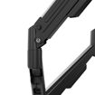 Imagen de SOPORTE DOBLE PARA MONITOR KLIP XTREME 13" A 32" CON RESORTE KMM-410