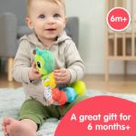 Imagen de Juguete Gusanito Sensorial Texturas Sonidos Lamaze Bebes 6m+
