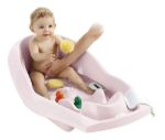 Imagen de Bañito Bebe Bañera Grande Con Desagüe Lagon De Thermobaby Color Rosa