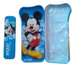 Imagen de Estuche Cartuchera Lapices Metálico Mickey Escolar Rosa Gatita