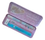 Imagen de Estuche Cartuchera Lapices Metálico Hello Kitty Escolar Rosa Gatita