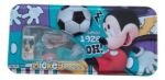 Imagen de Estuche Cartuchera Lapices Metálico Mickey Mouse Escolar Azul Lisa