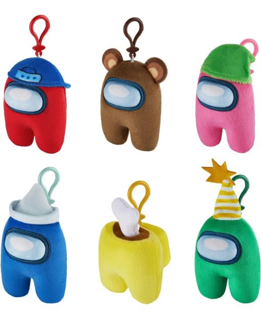 Imagen de Llaveros De Peluche De Among Us Diseños Surtidos Multicolor