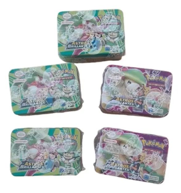 Imagen de Pokemon Juego Cambio De Cartas En Cajas Metal Niños 7 Años+ Cartas Inglés