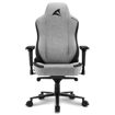 Imagen de SILLA GAMER SHARKOON SKILLER SGS40 FABRIC BLACK/GREY 4D 150KG OPEN BOX