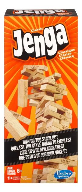 Imagen de Juego De Mesa Hasbro Gaming Jenga Clásico De Madera +6 Años