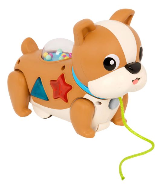 Imagen de Juguete Sensorial Perro De Arrastre Con Luz Sonido Bebes 6m+
