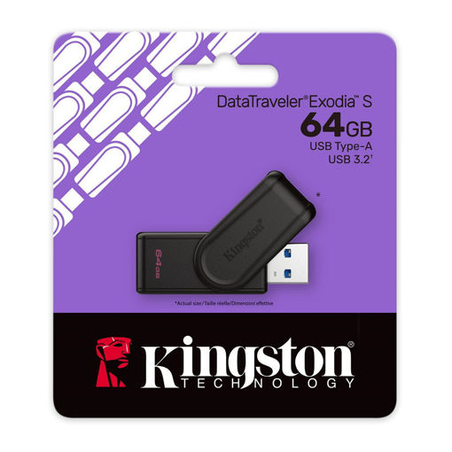 Imagen de PENDRIVE KINGSTON EXODIA S 3.2 64GB DTXS/64GB