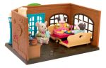 Imagen de Playset Juego Restaurante Italiano Accesorios Lil Woodzeez Marrón