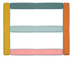 Imagen de Juego Barras/vigas De Equilibrio Salto 10pcs Btoys Niños 3a+