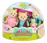 Imagen de Set De Muñecas Famillia Lil Woodzeez Gatos Whiskerelli 3a+