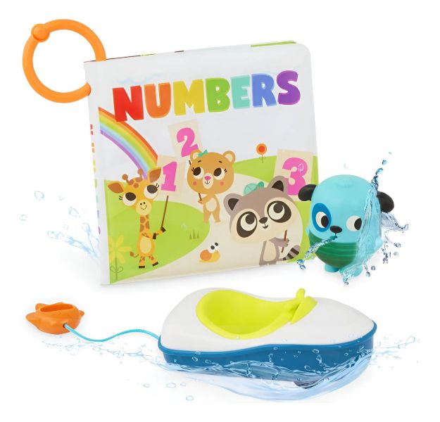 Imagen de Juguete De Agua Barco Retráctil Perrito Con Libro Btoys 10m+