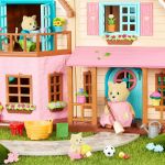 Imagen de Set De Muñecas Famillia Lil Woodzeez Gatos Whiskerelli 3a+