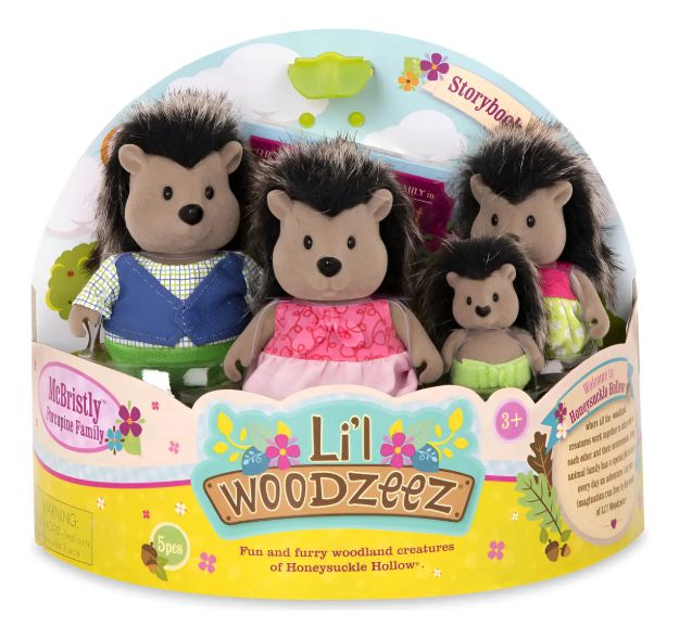 Imagen de Set De Muñecas Famillia Lil Woodzeez Puercoespines  3 Años+