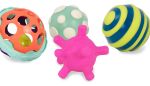 Imagen de Juguete Setx4 Pelotas Sensoriales Con Luz Btoys Bebes 6 M+