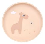 Imagen de Plato De Silicona Con Ventosa, Beige Cloudy Buba Bebes 6m+ Beige Jirafa