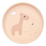Imagen de Plato De Silicona Con Ventosa, Beige Cloudy Buba Bebes 6m+ Jirafa Lisa