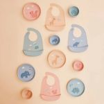 Imagen de Plato De Silicona Con Ventosa, Beige Cloudy Buba Bebes 6m+ Jirafa Lisa