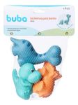 Imagen de Juguete Dinosaurios Silicona Para Agua Desmontables Bebe 4m+ Multicolor