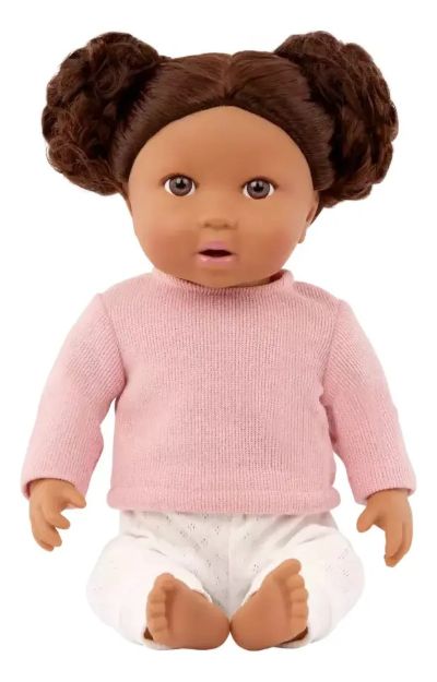 Imagen de Muñeca Bebé Bebote Cabello Castaño Ondulado Lulla Baby 35cm
