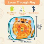 Imagen de Juego De Dardo Tiro Al Blanco C/ Pelotas Btoys Niños 3 Años+ Multicolor Lisa