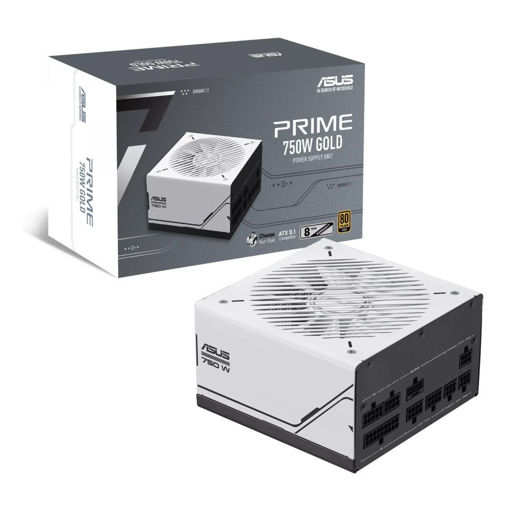 Imagen de FUENTE ASUS PRIME 750W 80 PLUS GOLD ATX 3.1 PCIE 5.1 FULL MODULAR AP-750G