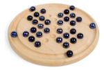 Imagen de Juego De Mesa Tablero Madera Solitario Con Canicas Niños 6a+