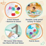 Imagen de Alfombra De Agua Con Animales Marinos Btoys Bebes 6 Meses+ Multicolor 76cm