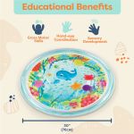 Imagen de Alfombra De Agua Con Animales Marinos Btoys Bebes 6 Meses+ Multicolor 76cm