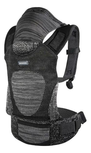 Imagen de Cargador Portabebes Con Capucha Black Kikkaboo Bebes 4 A 24m Negro