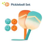 Imagen de Juego Raquetas Con Pelotas Bolsa Para Transportar Niños 3a+ Verde Naranja