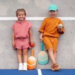 Imagen de Juego Raquetas Con Pelotas Bolsa Para Transportar Niños 3a+ Verde Naranja