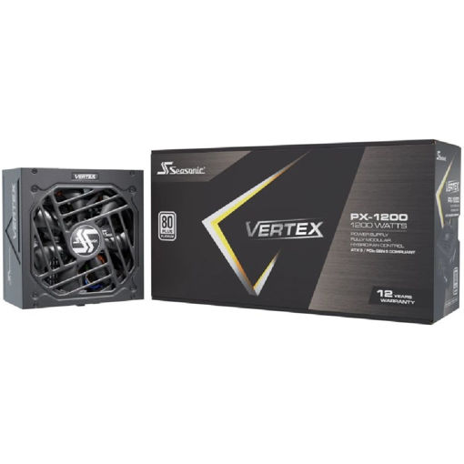 Imagen de FUENTE SEASONIC VERTEX PX-1200 1200W 80 PLUS PLATINUM ATX 3.1 PCIE 5.1 FULL MODULAR 12122PXAF