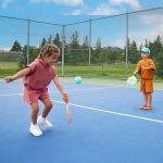 Imagen de Juego Raquetas Con Pelotas Bolsa Para Transportar Niños 3a+ Verde Naranja