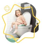 Imagen de Asiento Reductor De Inodoro Pelela Badabulle Aprendizaje Beb Verde Musgo Cocodrilo