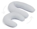 Imagen de Almohadon 2 En 1:lactancia Y Embarazadas Doomoo Twisty Bebes Gris Pearl Grey