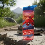 Imagen de Botella De Tritan Infantil Spider Man Con Boquilla 580ml Rojo