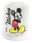 Imagen de Sandwichera Mickey Para Almacenar Bocadillos, Trabajo, Viajes, Clase Blanco Liso