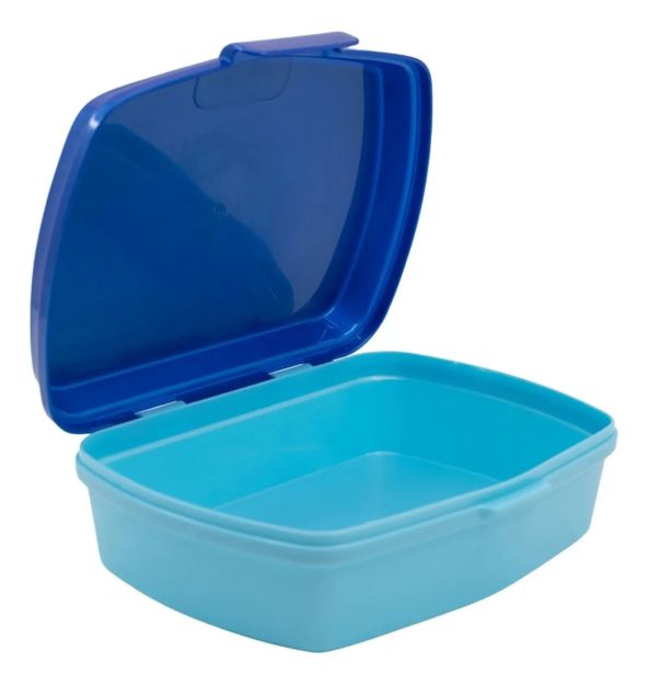Imagen de Lunchera Vianda Infantil C/ 3 Reparticiones Tamaño 16x15x6cm Azul Funny Stitch