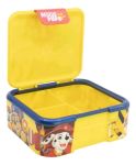 Imagen de Lunchera Vianda Infantil C/ 3 Reparticiones Tamaño 16x15x6cm Amarillo Paw Patrol Supreme