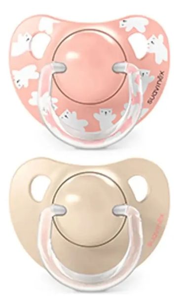 Imagen de Set X2 Chupetes Silicona Sx Pro Anatomicos Suavinex Bears