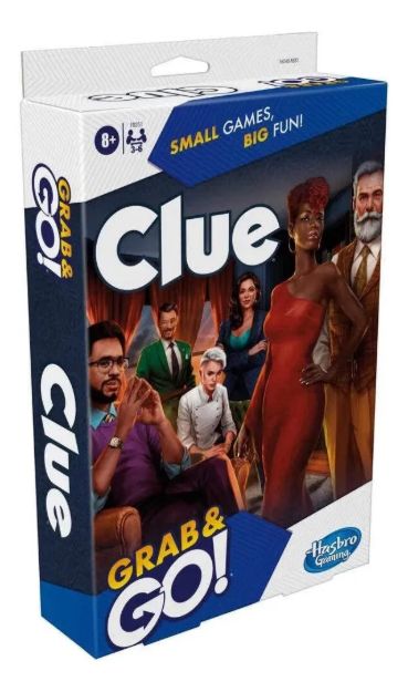 Imagen de Juego De Mesa Portátil Para Viajes Clue Hasbro 8 Años+