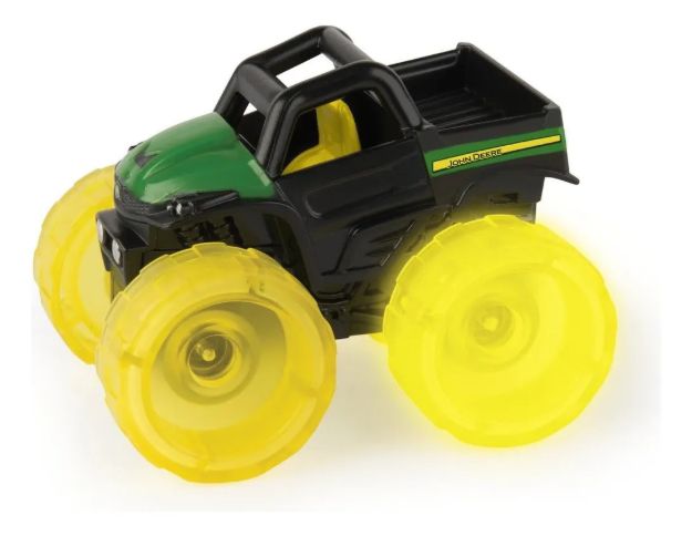 Imagen de Vehiculos John Deere Mini Monsters Ruedas Que Iluminan 3a+ Camioneta Monster Negro
